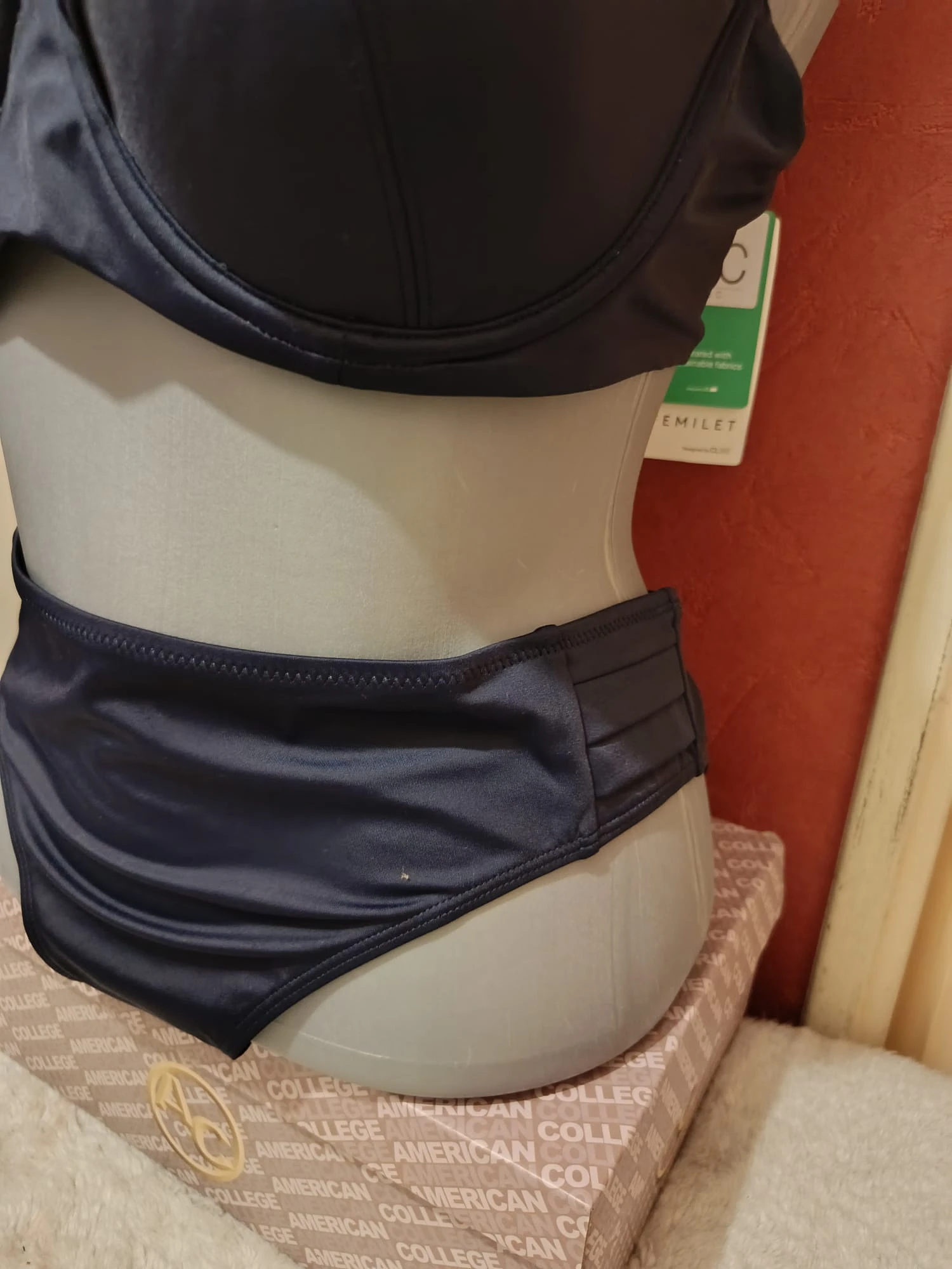 Chic navy blue femilet swimsuit by Chantelle 42 – photo 4